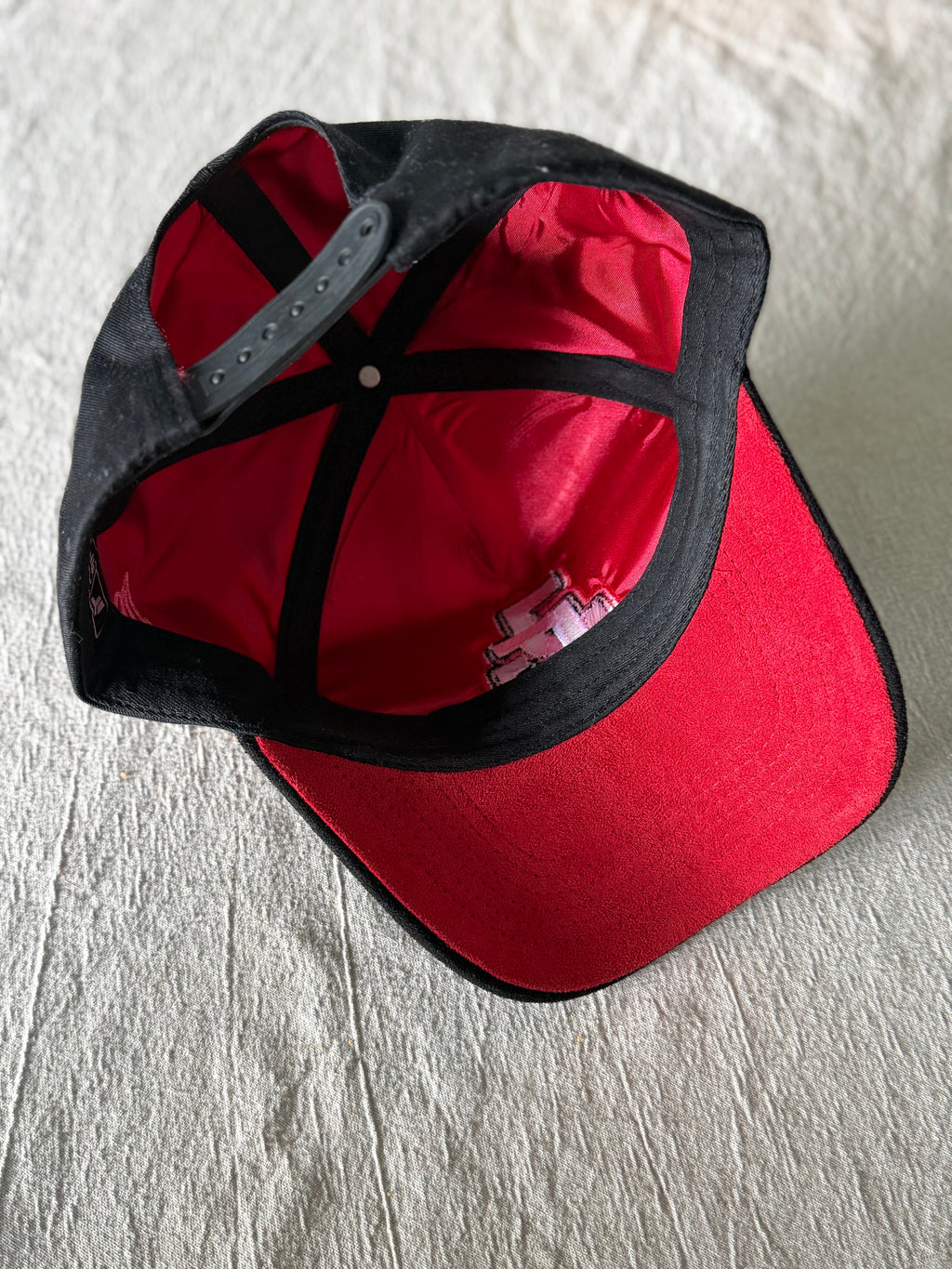 Black & Red Suede JG Hat